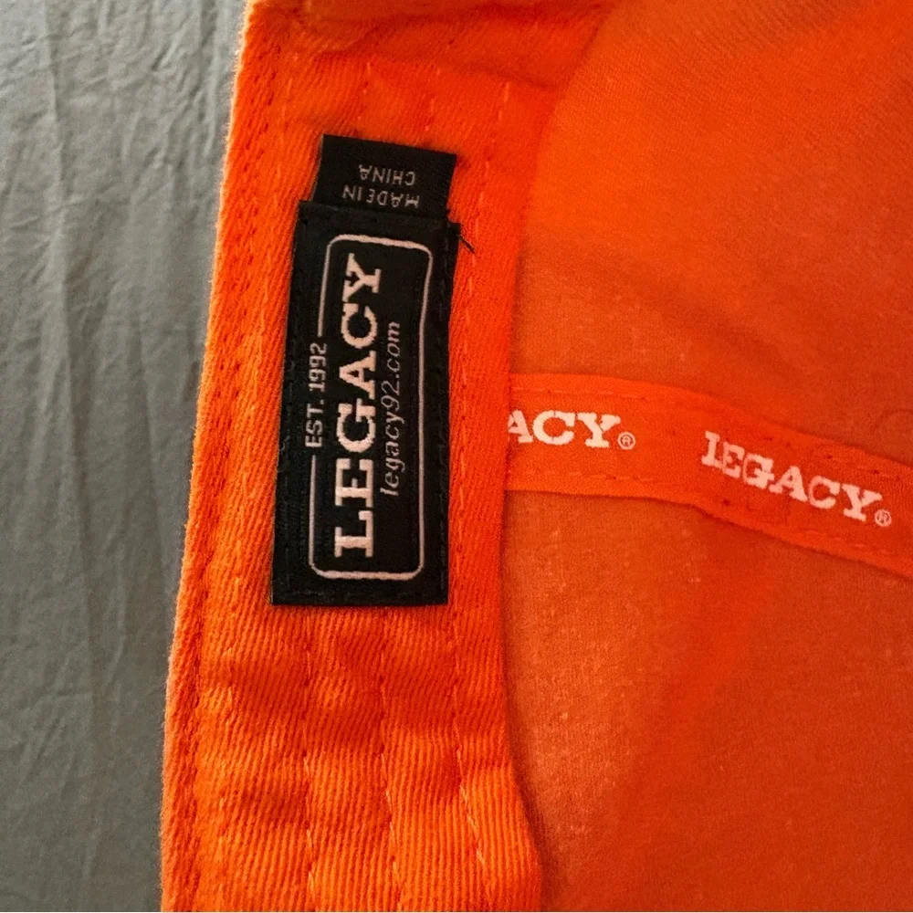 Legacy Hilton Head SC Orange Snapback Cap. OS.